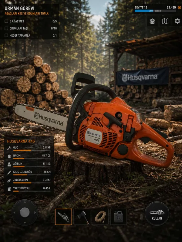 Husqvarna  445 motorlu testere